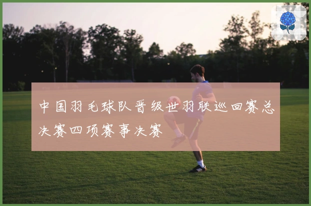 中国羽毛球队晋级世羽联巡回赛总决赛四项赛事决赛